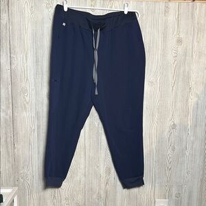 Figs women’s scrub pants joggers navy blue size XL